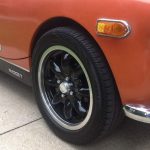 5½x15" Minilites MG Midget + 175//55R15 tyres [USA]