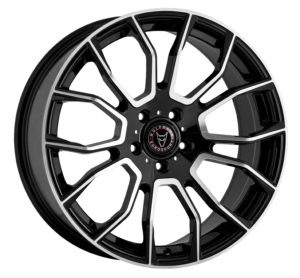 20" Wolfrace Evoke X Gloss Black & Polished Face £925 to fit Mercedes Sprinter