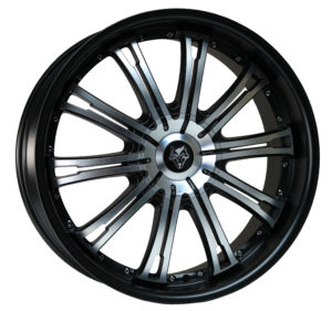 20" Wolfrace Vermont Polished Centre Matt Black lip £925 to fit Mercedes Sprinter