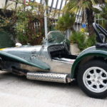 Caterham with 6x13" Minilite {France]