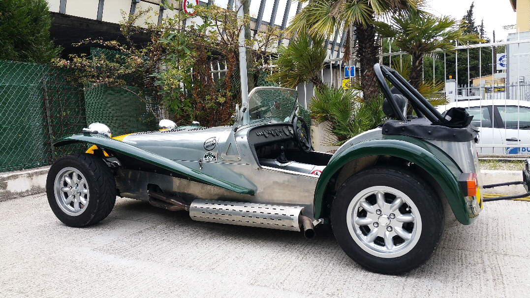 6x13" Minilite Alloys on Caterham