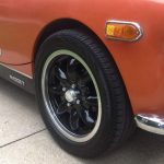 5½x15" Minilites MG Midget + 175/55R15 tyres [USA]