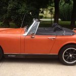 5½x15" Minilites MG Midget + 175/55R15 tyres [USA]