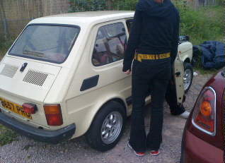 Fiat 126 Air Cooled 5x12" Minilites + 155/70R12 tyres