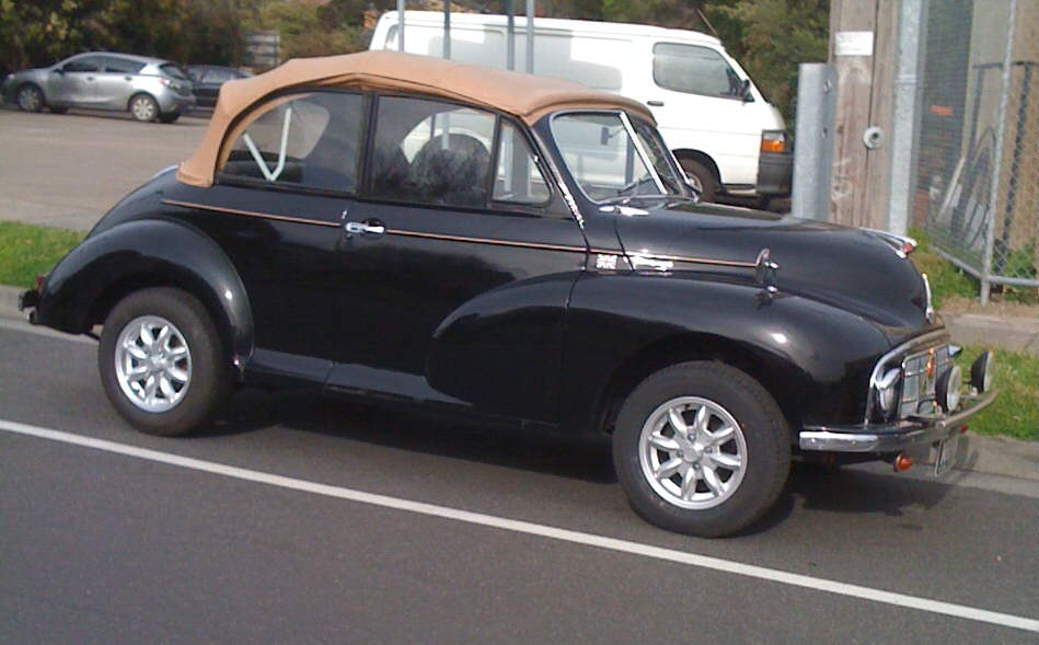 5½x14" Minilite on 1949 Morris Minor [Australia]