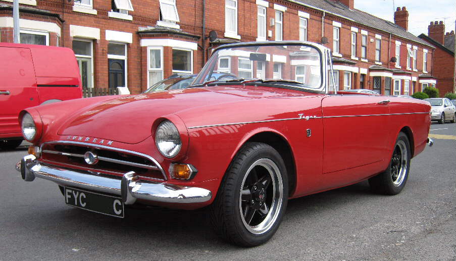 Revolution 5-spoke Alloy wheels 6x15" Sunbeam Tiger