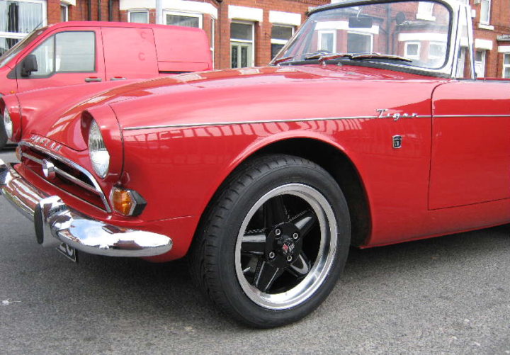 Revolution 5spoke Alloy wheels 15" Sunbeam Tiger Tyresave