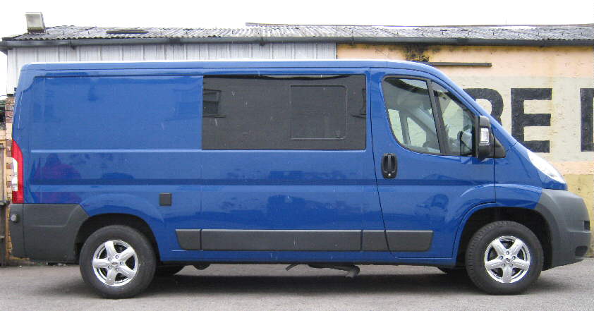 15" Rimfire Alloys on Peugeot Boxer