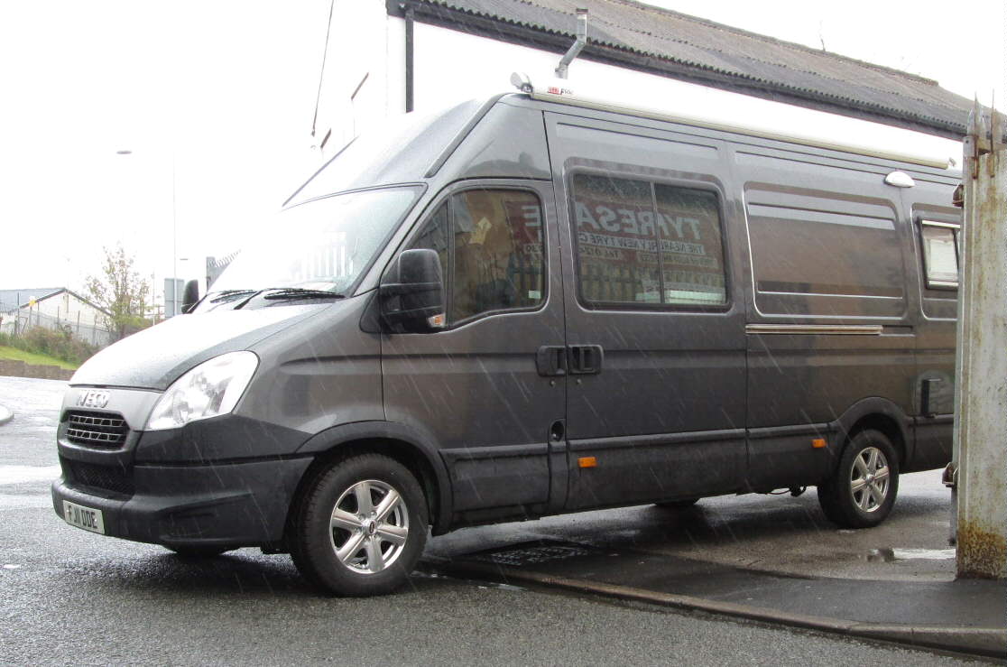 16" Rimfire HDX6 Alloys on Iveco Daily