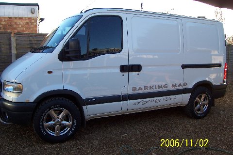 16" Rimfire Alloys on SWB Renault Movano