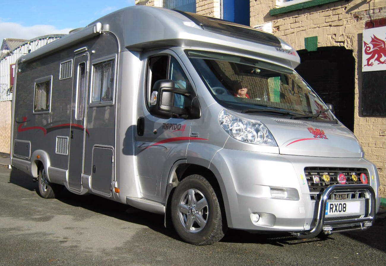 15" Rimfire ET58 Alloys + 215/70R15 tyres on Fiat Ducato