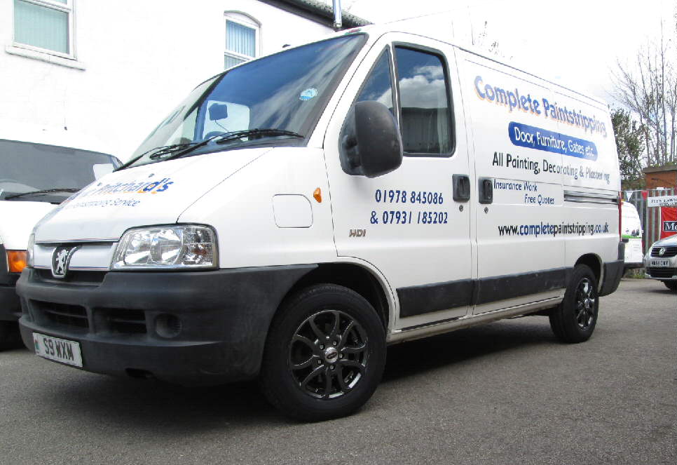 15" Scorpion Alloys Anthracite finish on Peugeot Boxer