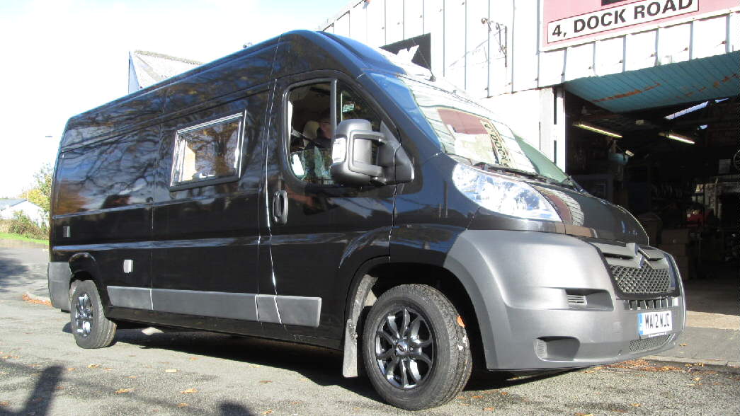 16" Scorpion Alloys Anthracite finish on Citroen Relay