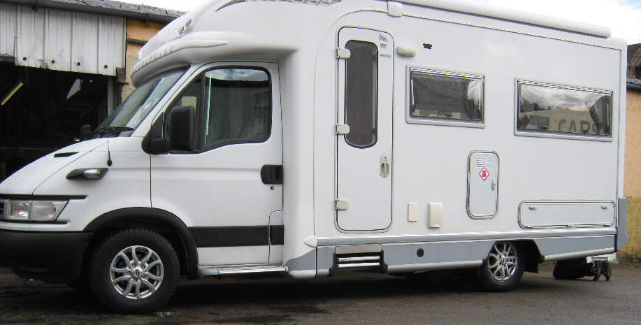 15" Scorpion Silver Alloys on Iveco Motorhome