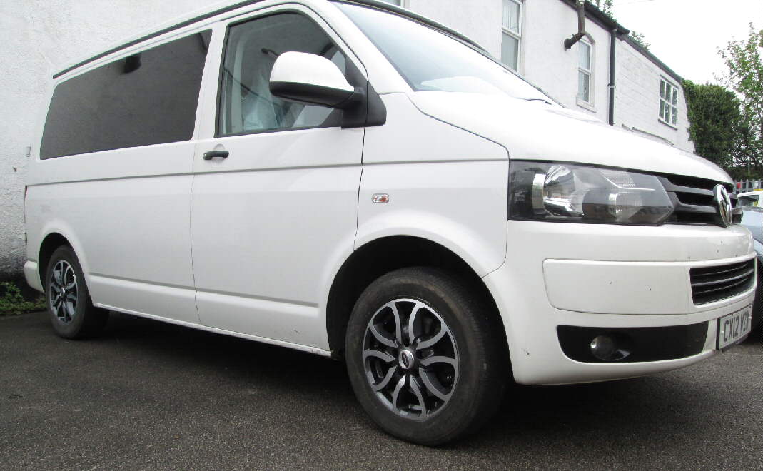 16" Scorpion Alloys DarkGrey & Polished Face on VW T5