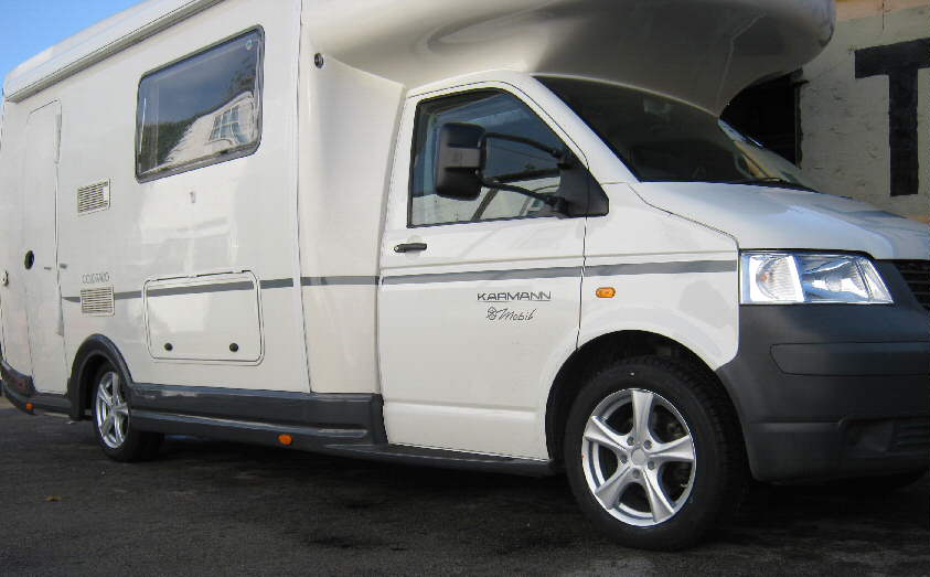 17" Calibre Trek Alloys on VW T5 Motorhome