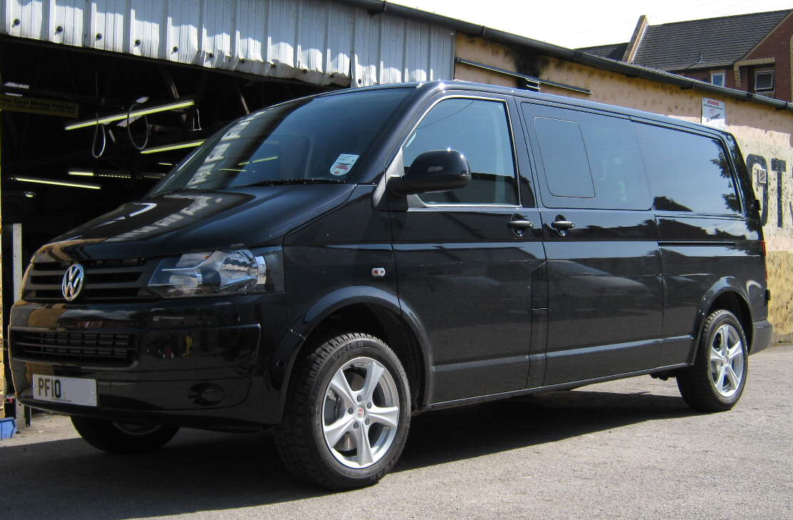 17" Calibre Trek alloys on VW T5