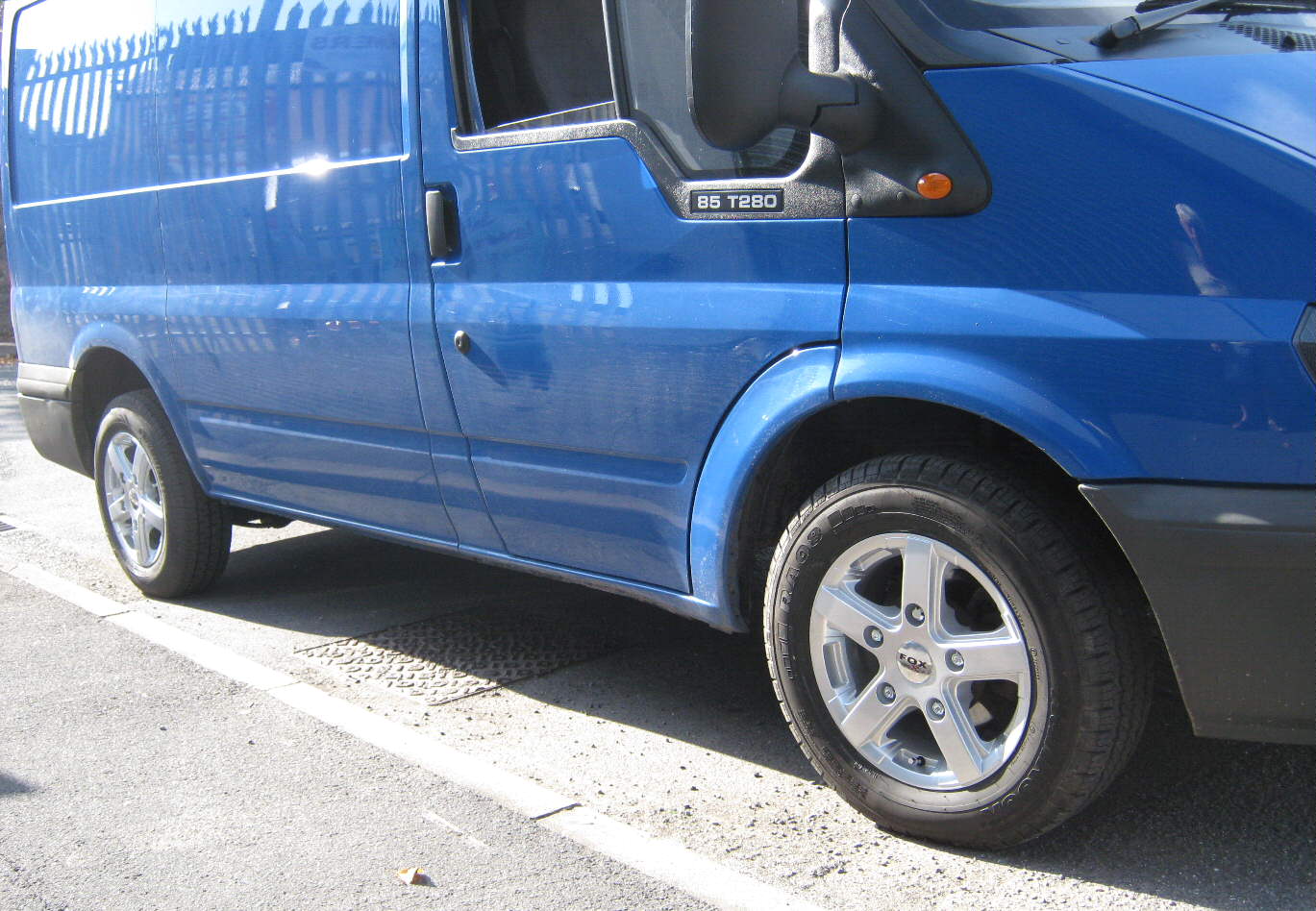 15" Viper Alloy Wheels on Ford Transit