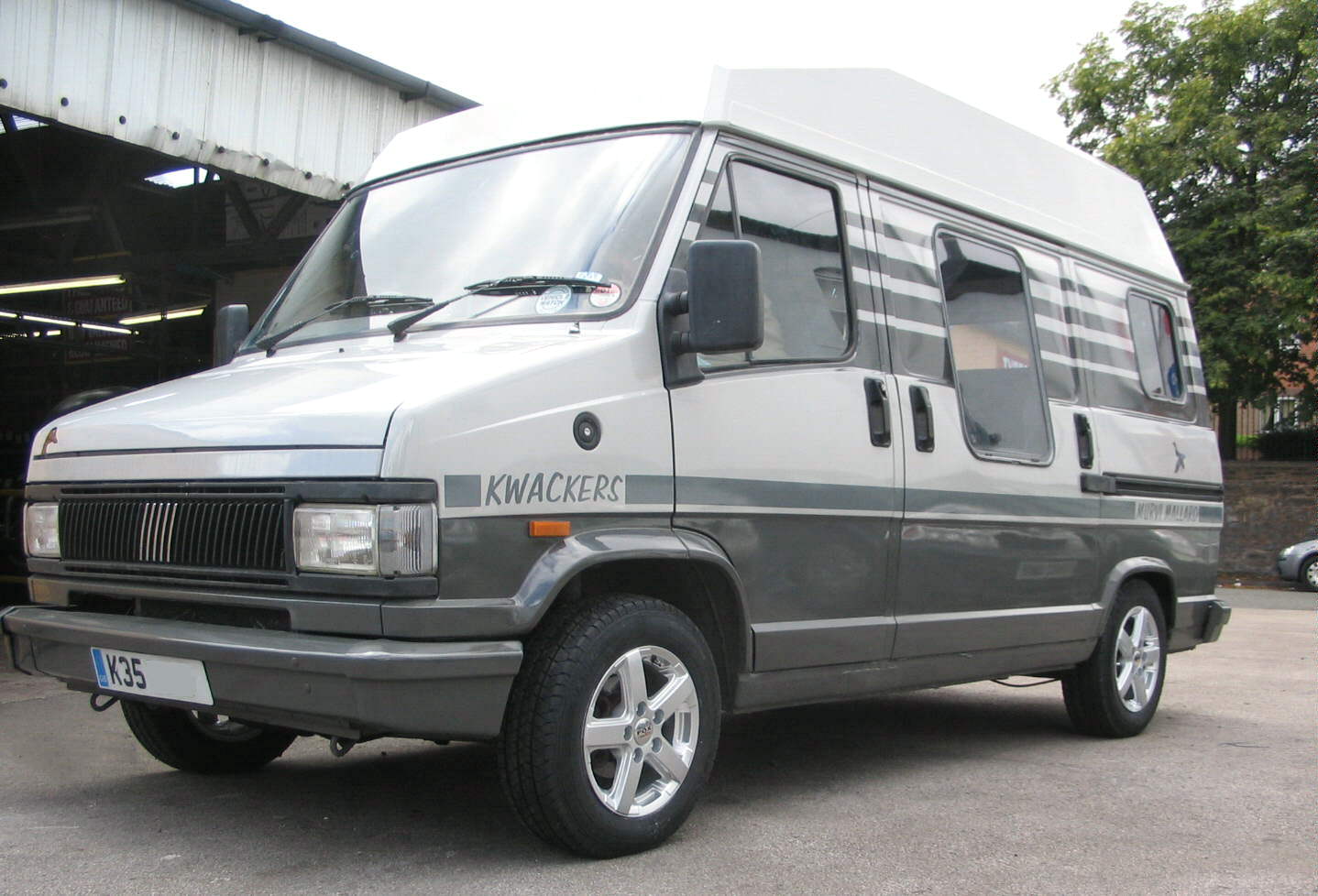 15" Fox VIper alloys + 195/70R15 tyres on L'Reg Fiat Ducato