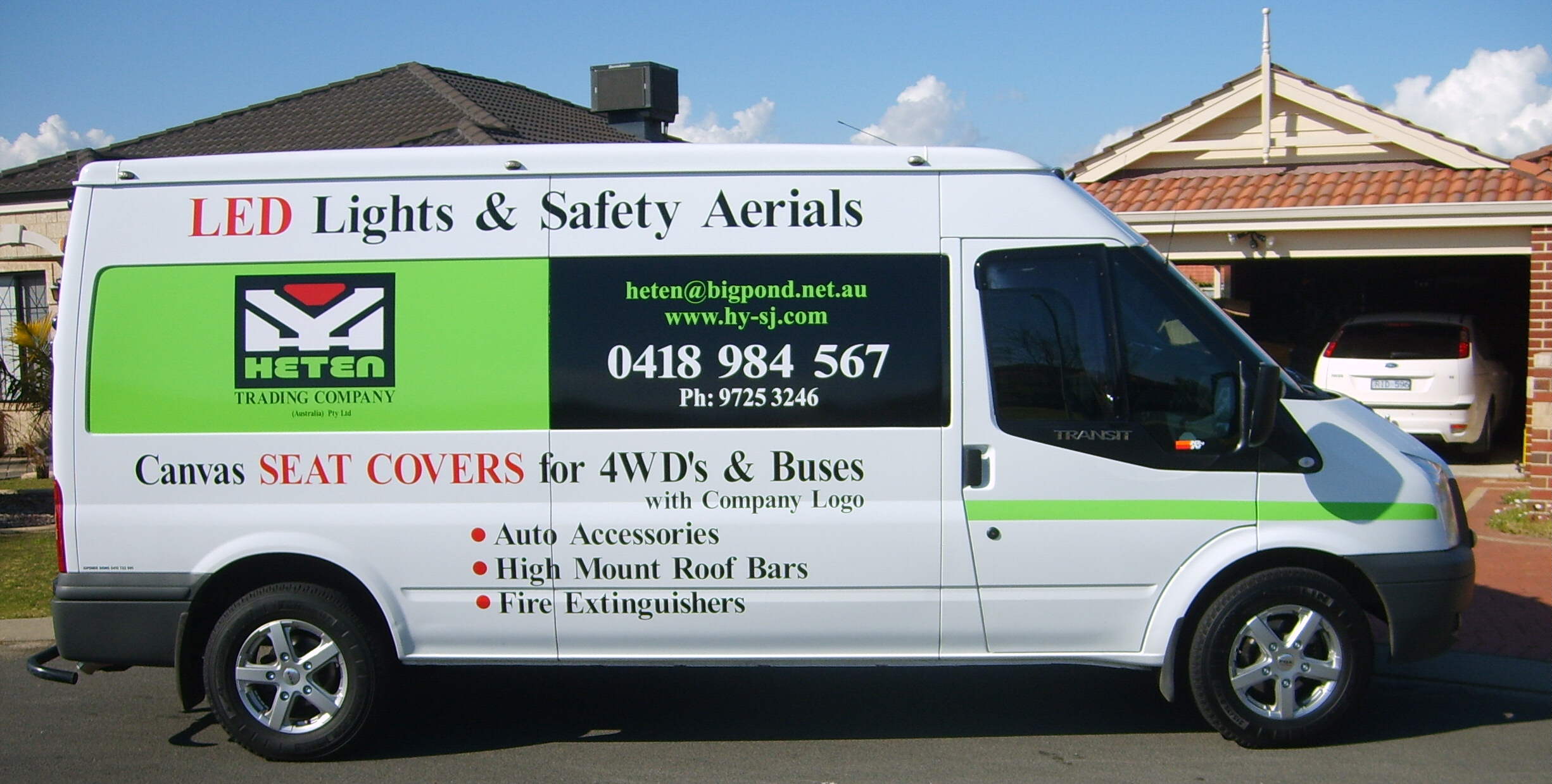 16" Fox Viper Alloys on Transit Van in Australia