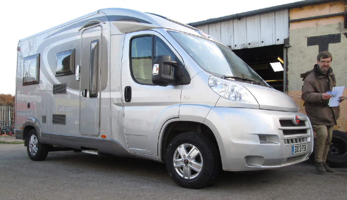 15" Wolfrace TP5 Alloys and 215/70R15 Continental Camper tyres on Fiat Ducato