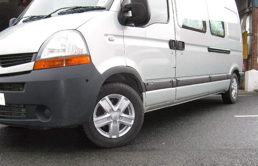 16" Wolfrace TP5 Alloys on Renault Master