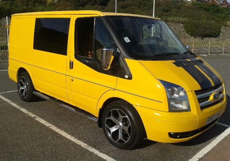 18" ZEN Alloys on Transit Van