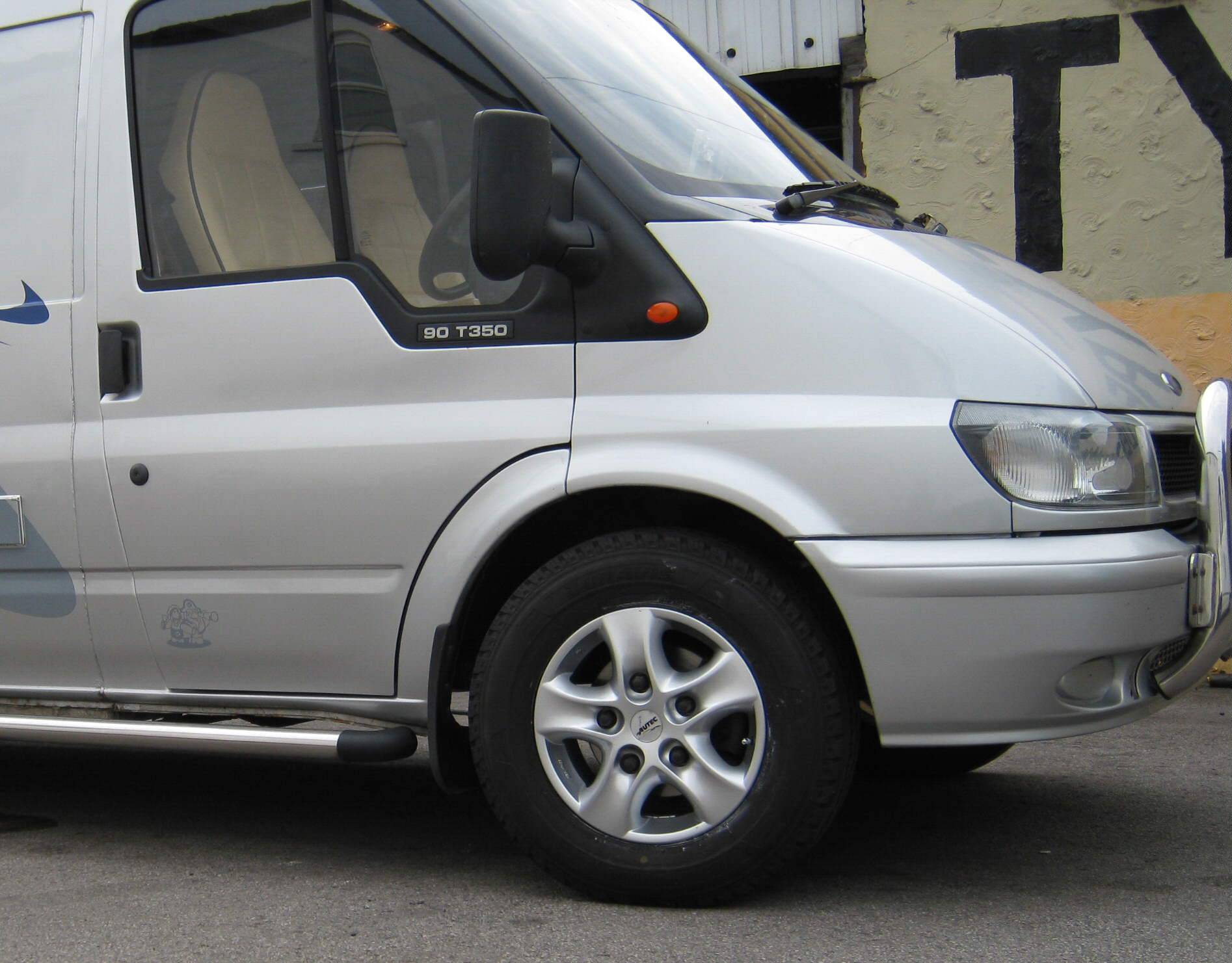 16" Autec Talos Alloys + 215/75R16 tyres on Ford Transit