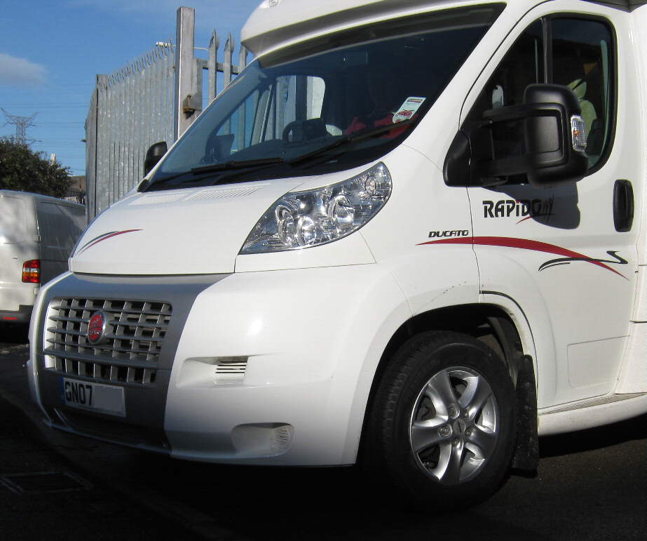 16" Autec Type T alloys on Fiat Ducato with 215/65R16 Kleber Winter tyres