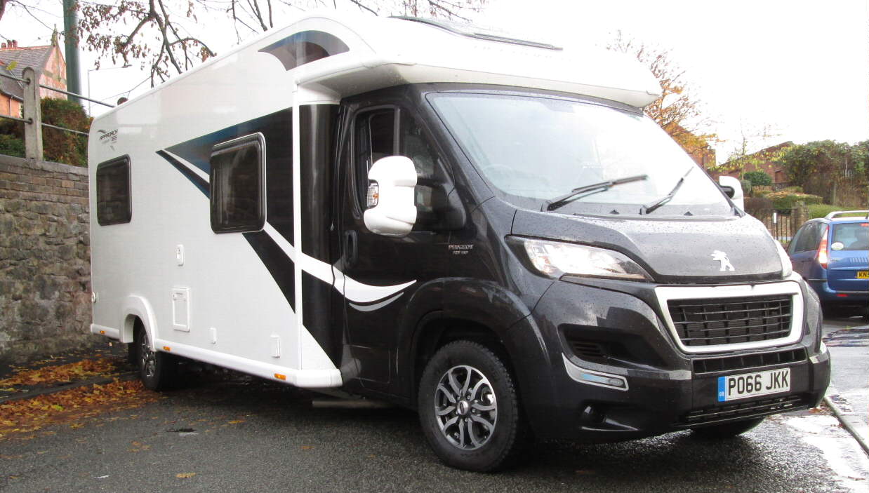 15" Scorpion Alloys Dark Grey + Polished on Peugeot Boxer Motorhome