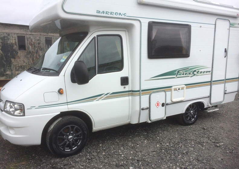 15" Scorpion Anthracite Alloys 195/70R15 Firestone tyres on Fiat Ducato Motorhome