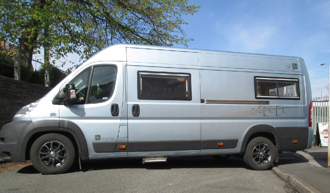 16" Scorpion Alloys in Anthracite finish on Fiat Ducato Maxi