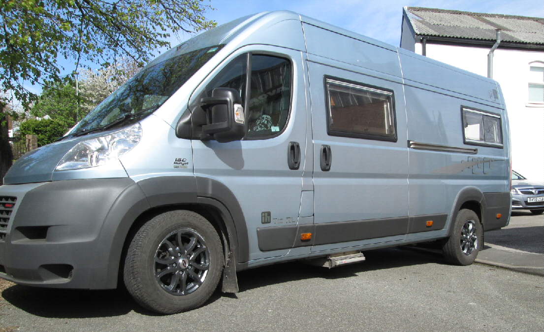 16" Scorpion Alloys in Anthracite finish on Fiat Ducato Maxi