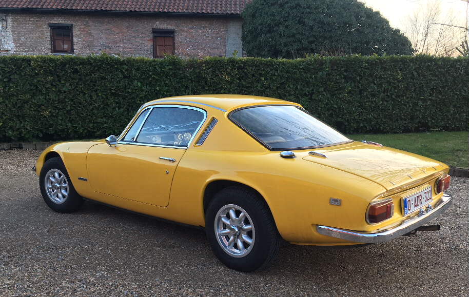 Minilite 5½x13" PegDrive alloys on Lotus Elan in Belgium