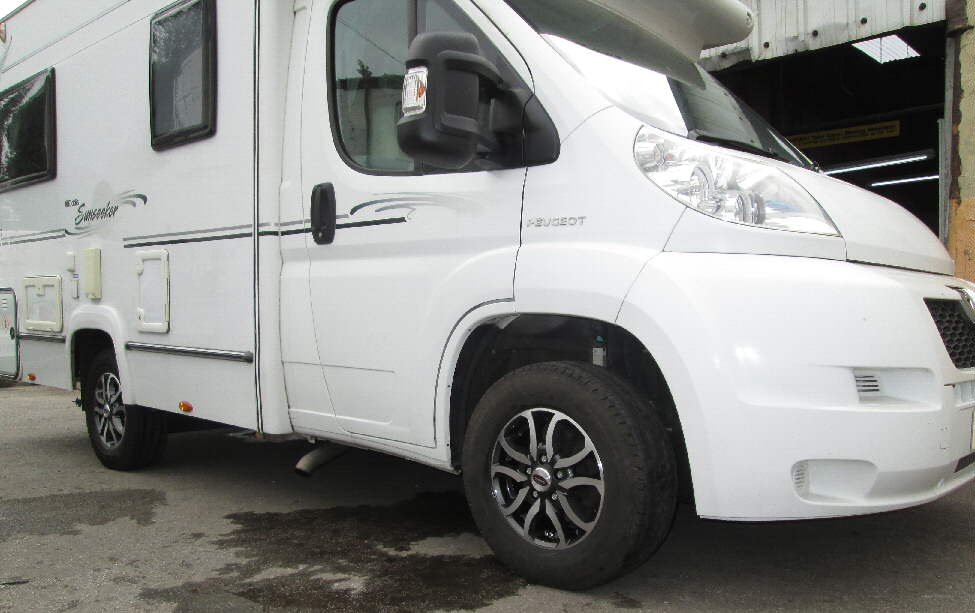 15" Scorpion Alloys Grey & Polished on 2010 Peugeot Boxer