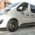 16" Autec Quantro Black& Polished alloys on 2018 Vauxhall Vivaro