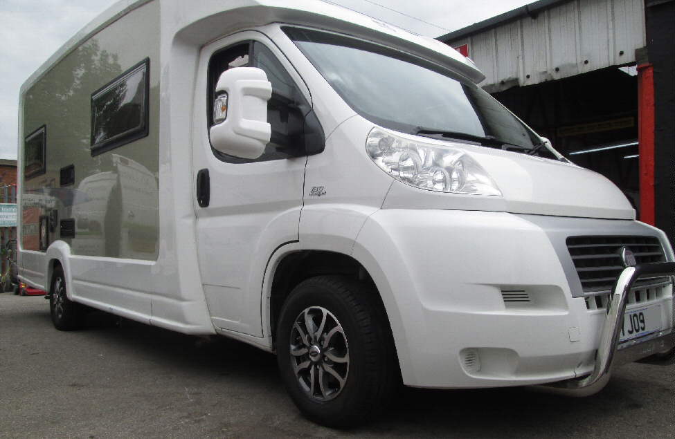 15" Scorpion Alloys DarkGrey Polished finish on Fiat Ducato 2009 Motorhome