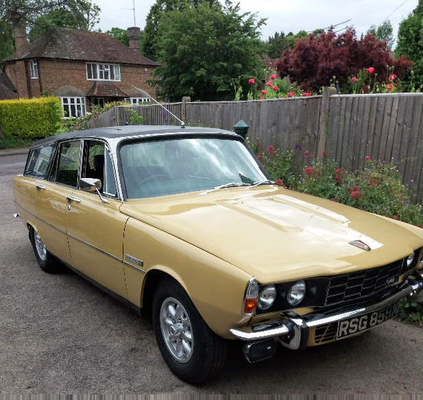 14" MInilite on Rover P6